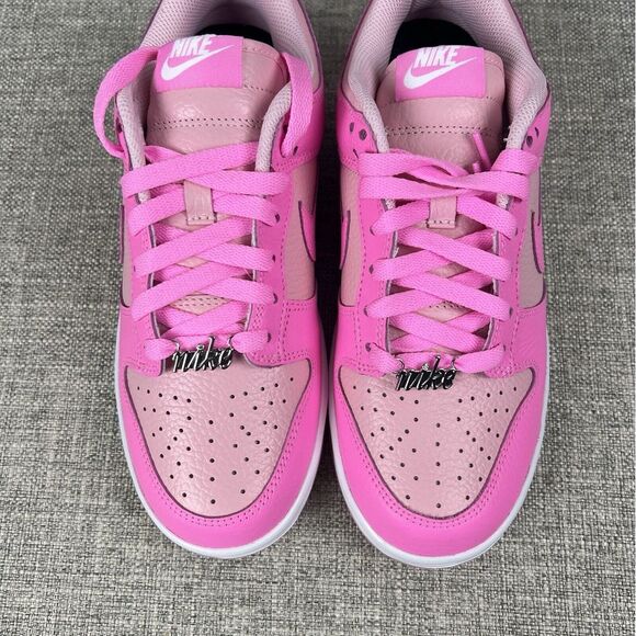 Mens 5.5 / Women 7 - Nike Dunk Low ID Pink White New Sneakers FJ2253-901 - Picture 6 of 10